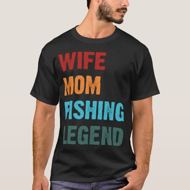 Mamma Fiske Grafik T Shirt (Framsida)