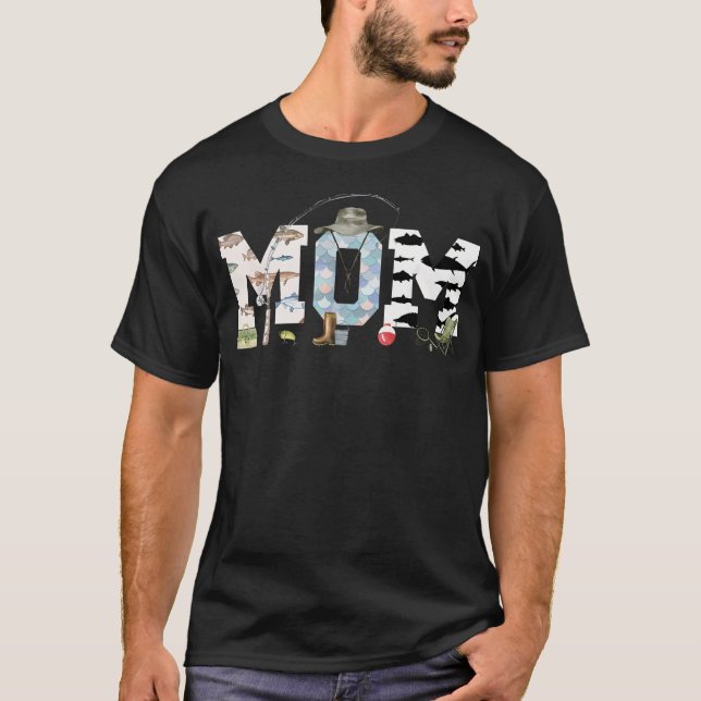 Mamma Fiske T Shirt (Framsida)