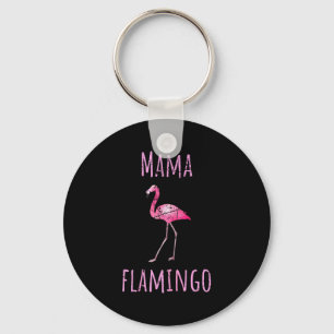 Mamma flamingo sommar fågel tropisk djur nyckelring