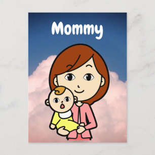 Mamma-flash-kort Vykort