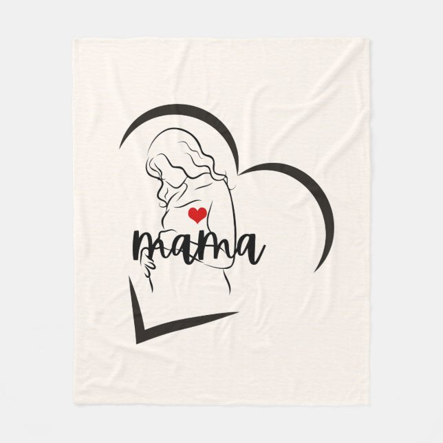 MAMMA FLEECEFILT (Framsidan)