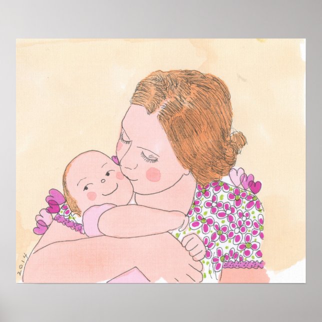 Mamma Flicka Poster (Framsidan)