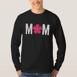 Mamma Flower Cute Blommigt Kvinnor i Internationel T Shirt