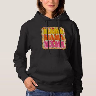 Mamma Flower Stil Vintage Retro Blommigt Mor Da T Shirt