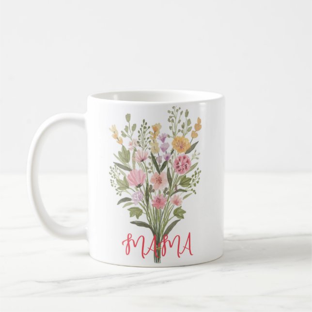 Mamma Flowers Kaffemugg (Vänster)