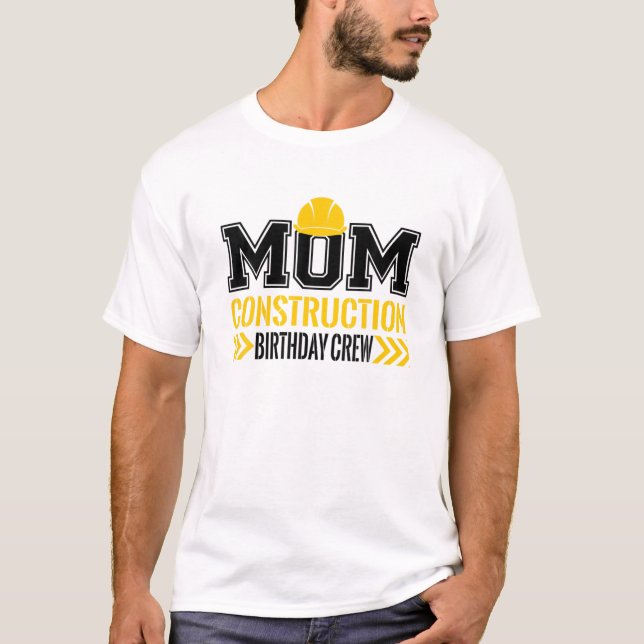 Mamma födelsedag 1:a födelsedagen Lastbil T Shirt (Framsida)
