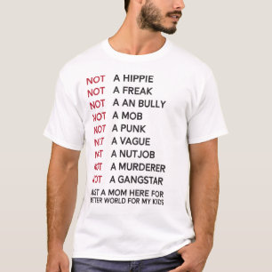 Mamma för aktivist för protest för global värm t shirt