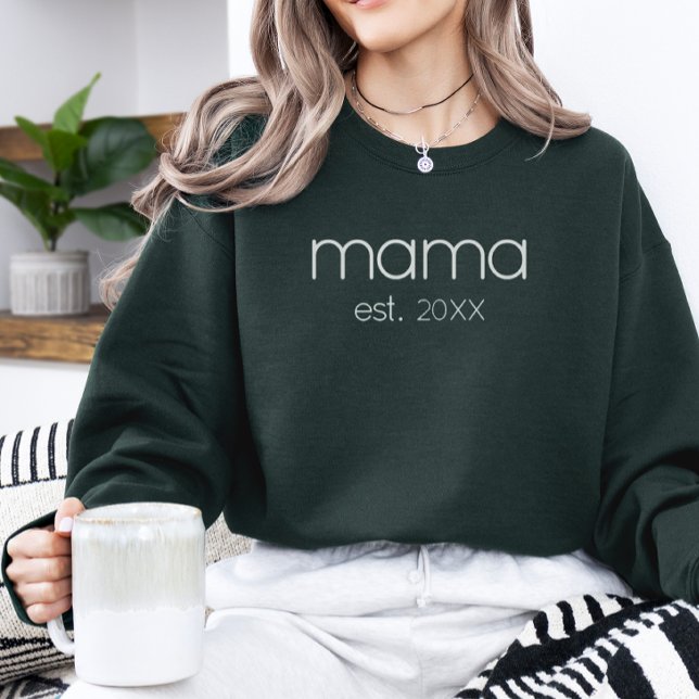 Mamma för anpassningsbar t shirt (Custom Mama Sweatshirt)