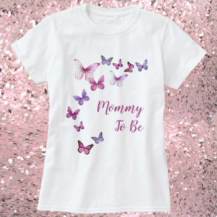 Mamma för att vara en liten fjäril-babystötare t shirt
