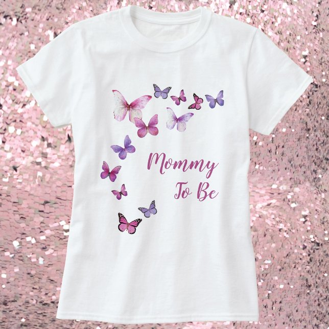 Mamma för att vara en liten fjäril-babystötare t shirt (Skapare uppladdad)