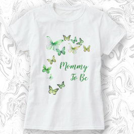 Mamma för att vara en liten fjäril-babystötare t shirt