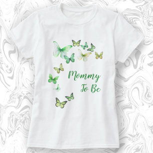 Mamma för att vara en liten fjäril-babystötare t shirt