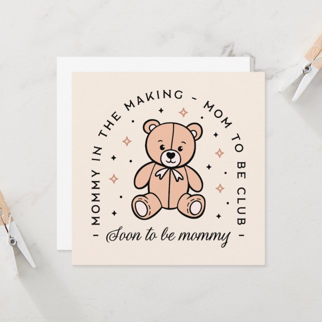 Mamma för att vara klubb-parfymecore-estetisk kort (Fram/Back In Situ)