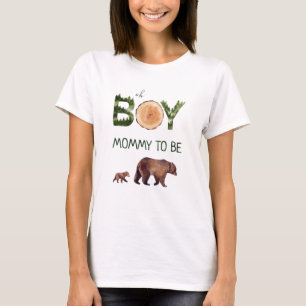 Mamma för att vara pojk- och babyskor t shirt