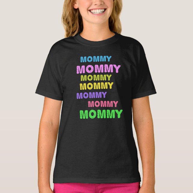 Mamma för barn t shirt (Framsida)