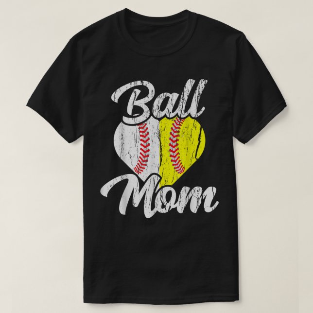 Mamma för baskiska idrotter i Boll Mamma T Shirt (Design framsida)
