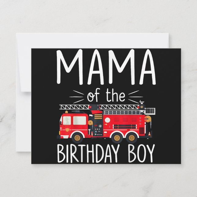 Mamma för brandsläckare i Birthday Boy Lastbil Fa (Framsida)