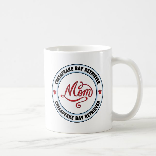 Mamma för CHESAPEAKEFJÄRDRETRIEVER Kaffemugg (Höger)