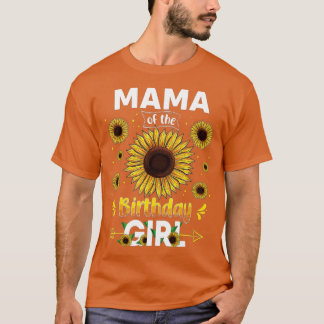 Mamma för födelsedagstjurets solrosfamilj i Party T Shirt