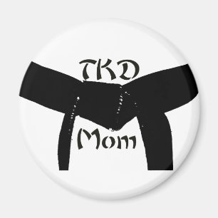 Mamma för kampsportsvartbälte TKD Magnet