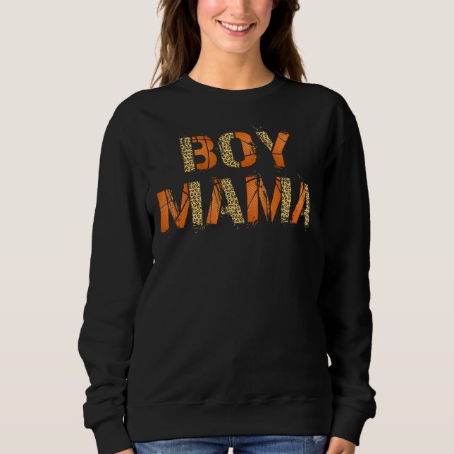 Mamma för kvinnor leopard Skriv ut baskettema T Shirt (Framsida)