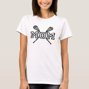 Mamma för Lacrosse för mors daggåvaidé Tee Shirt