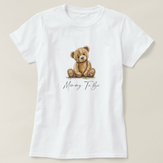 Mamma för nalle som ska skickas t shirt (Design framsida)