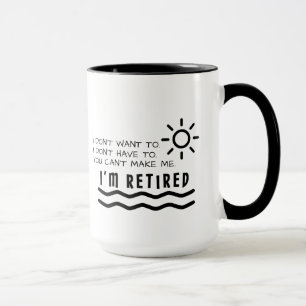 Mamma för pappa för kvinnor för pensiongåvor rolig mugg