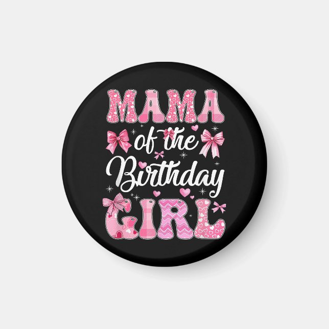 Mamma för Rosan Coquette Bow för dagbarnsfamiljen Magnet (Framsidan)