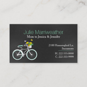 Mamma för Söt Mint Grönt Bicycle Anpassningsbar