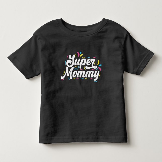 Mamma för Toppen av Cute Design Typography T Shirt (Framsida)