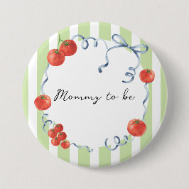 Mamma för vattenfärgsgrumling för tomatbabydusch knapp