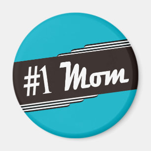 Mamma för vintage #1 för old school Retro Magnet
