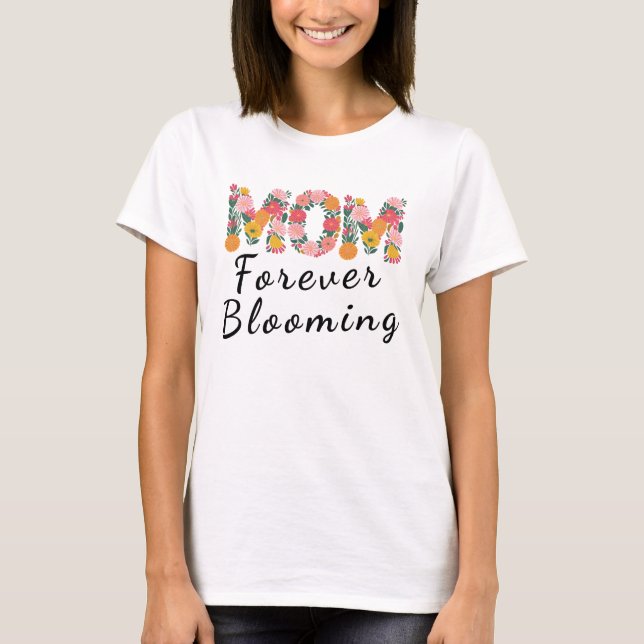 MAMMA Forever Blooming Women's T-Shirt - Blommigt  (Framsida)