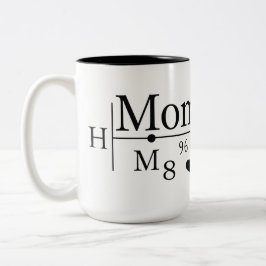 Mamma formel 02 för Kärlek Två-Tonad Mugg