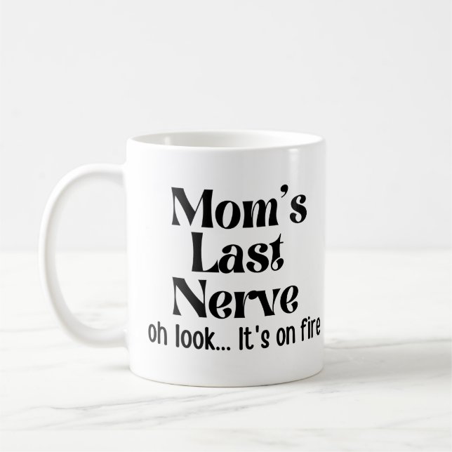 Mamma förra Nerve... Se att det brinner Kaffemugg (Vänster)