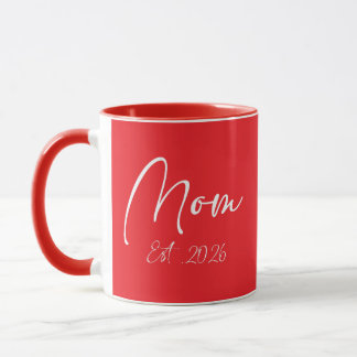 Mamma förväntas 2026 Nya mammor blivande mamma 202 Mugg