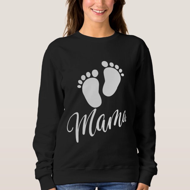 Mamma fotnoten för Mor S-dagen T Shirt (Framsida)