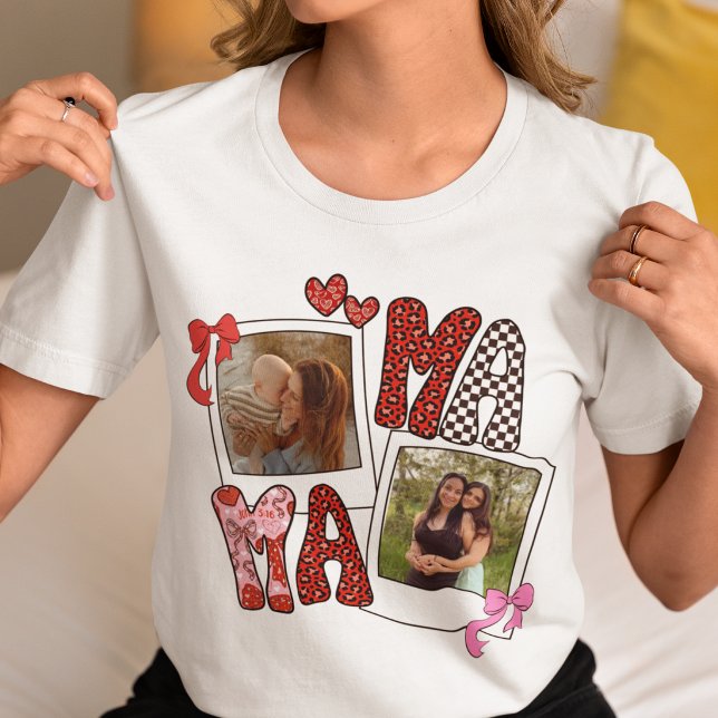 Mamma Foto Krage Koquet Leopard Båge Tröja (Skapare uppladdad)