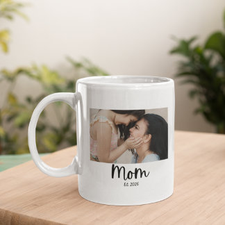 Mamma Foto Vit Mors Dagsgåva Kaffemugg