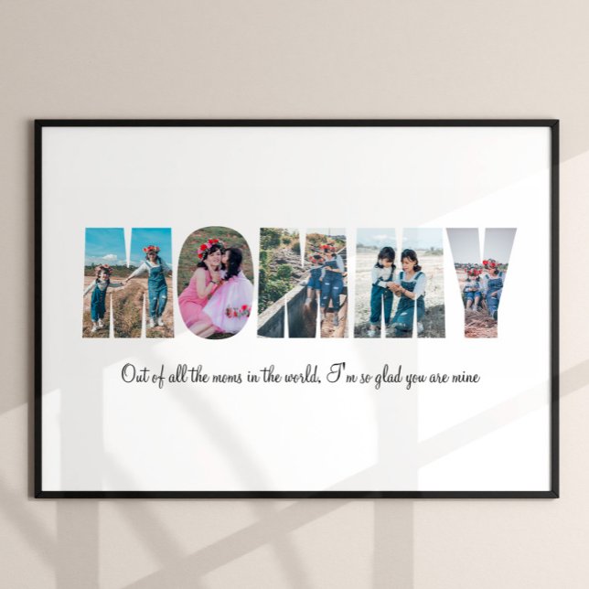 Mamma Fotokollage Poster (Skapare uppladdad)
