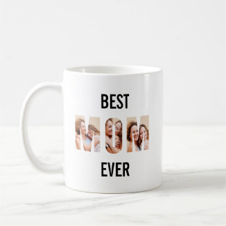 Mamma Fotokollage Utklipp Morsdag Födelsedag Kaffemugg