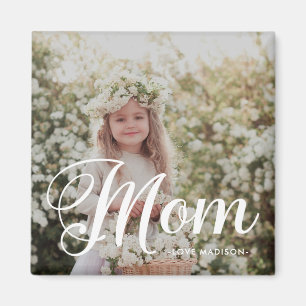 Mamma-fotosaké med enkel och Snyggt Magnet