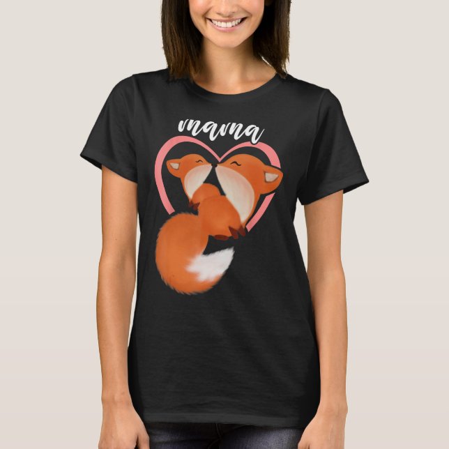 Mamma Fox T Shirt (Framsida)
