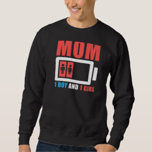 Mamma från barndagstidningen Kids Mors dag Lång Ärmad Tröja