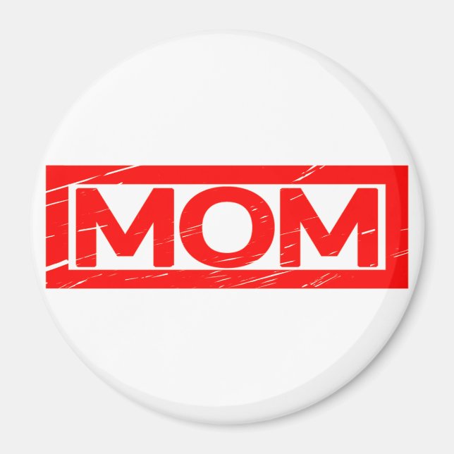 Mamma Frimärke Magnet (Framsidan)
