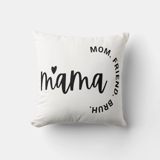 Mamma, fru Mamma Vän, Mors dag , Present Till Mamm Kudde (Framsida)