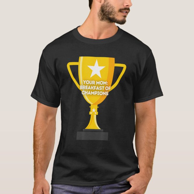 Mamma-frukost av Champions T Shirt (Framsida)