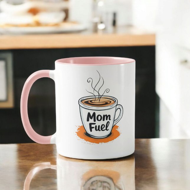 Mamma Fuel | Coffee Mammor Gift | Funny Mors dag Mugg (Skapare uppladdad)
