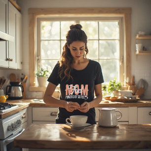 Mamma Fuel med Coffee Funny Mamma Mugg T Shirt